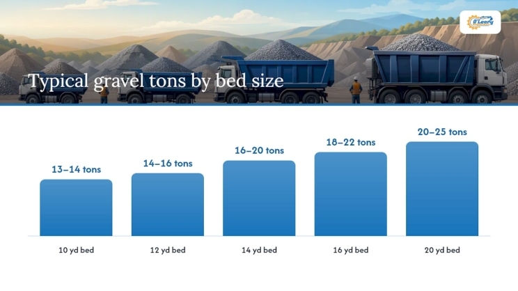 Real-world tons by bed size: 10, 12, 14, 16, and 20 yd beds — overview diagram
