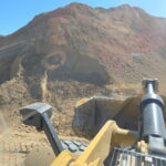 Truck delivering Select Fill Sandy Clay Mix in San Antonio